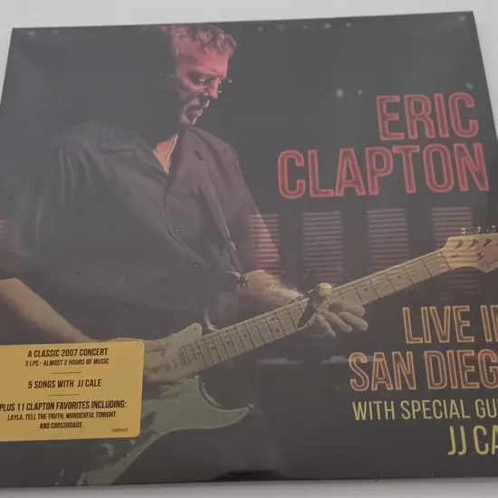 Eric Clapton, Live In San Diego (With Special Guest J.J. Cale), (Sealed Album)